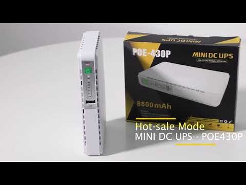 POE 431P 17W Mini UPS Power Supply For Modem And Wifi Router Wireless Phone