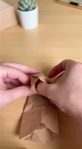 🗒️DIY Mini Paper Bag✨!? Easy Craft for Beginners #papercrafts #DIY #crafts