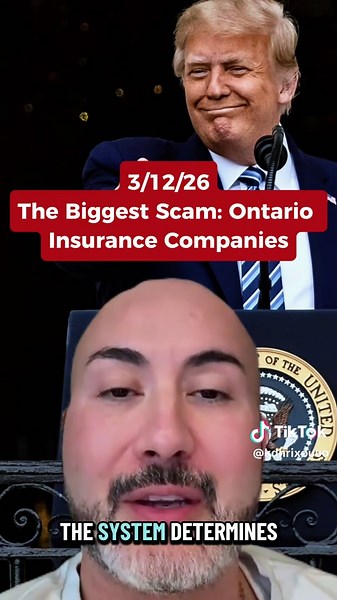 The biggest scam in Canada is insurance. They are doing everything possible to try to squeeze out as much money from you as humanly possible. #ontario #insurance #canada