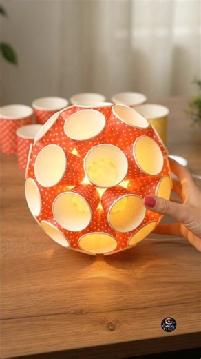 😱 4 Amazing DIY Lamp Ideas | Creative Handmade Lamps & Party Light Crafts #craftideas #diy #shorts