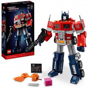 Buy LEGO Icons Optimus Prime Transformers Robot Model Set 10302 | LEGO | Argos