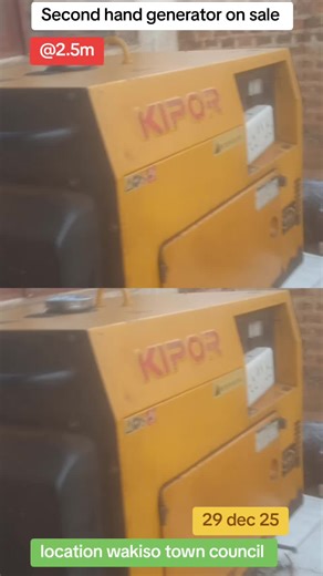 Second Hand Generator for Sale in Wakiso Town Council