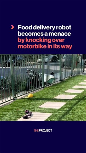 The Project | This robot really had a problem with this motorbike... | Instagram