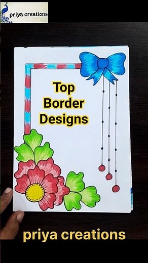 "Creative Front Page Designs for Projects" | Border Designs For Project | Assignment | Project #art