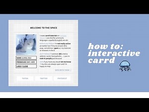 pretty minimalist website; interactive carrd tutorial (free)