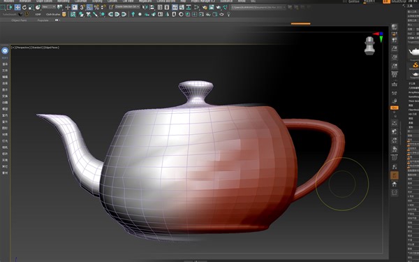 MAX goz ZBrush保持大小一致