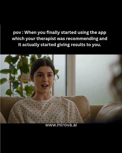 pov When you finally started using the app which your therapist was recommending #mentalhealth #real