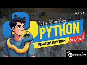 Python Series: Operators In Python | Learn Python Step by Step | Learn Python in Telugu