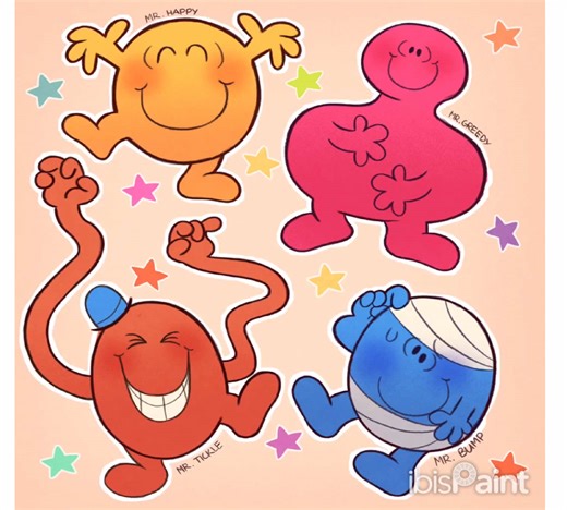 Mr. Men Speed Paint Experience