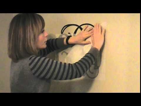 Wall Installation of Vinyl Decals