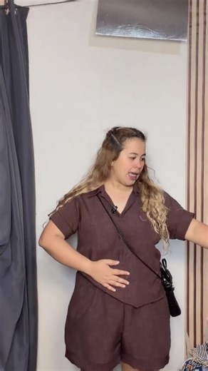 Comfortable Women's Notch Neck Collared Terno Shorts