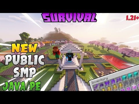 🚀 NEW Best Public SMP Minecraft 1.21 | Free Cracked Server Java + PE | 24/7 Online