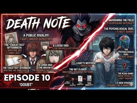 Death Note Episode 10 Explained in English | Doubt 😱 | Zeroanime.E