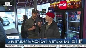 Sandy's Donuts line interview