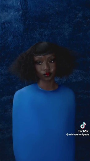 Balloon Girl Violet Blue