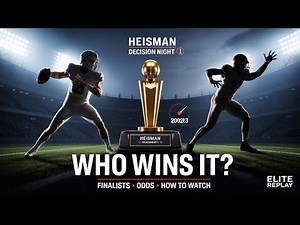 “2025 Heisman Trophy Ceremony 🌟Where to Watch + Finalists & Odds | College Football’s Biggest Honor”