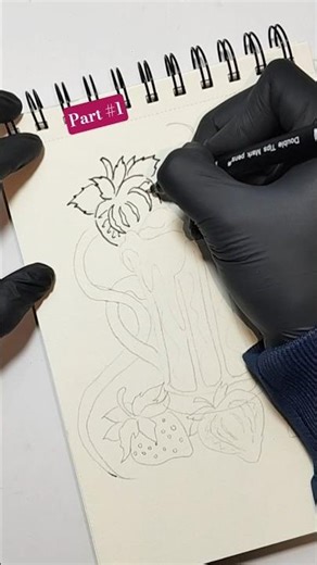 Menggambar & mewarnai Strawberry milkshake mudah part #1 #drawing #milkshake 🧋🥤🧃🍓