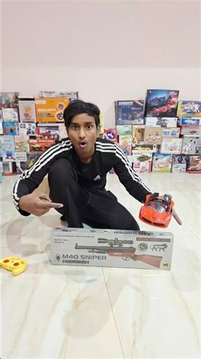 Remote control 1ta super Lamborghini vs sniper gun unboxing dakho