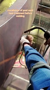 Installation of post weld heat treatment before welding. #welder #welding #PWHT #welderlife #reels #fyp #fbpro #viral @pengikutbersih | Paruntungan W Munthe