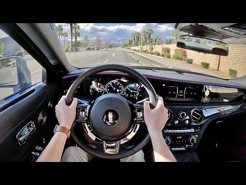 2022 Rolls Royce Ghost Black Badge - POV First Impressions