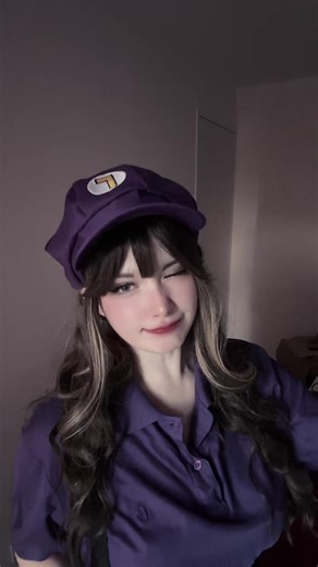Waluigi 💜 [ #trend #waluigi #frenchcosplayer #flypシ #cosplaytiktok ]