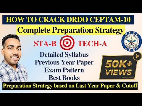 How to Crack DRDO CEPTAM Exam| Detailed Syllabus, Best Books & Preparation Strategy| STA-B|TECH-A