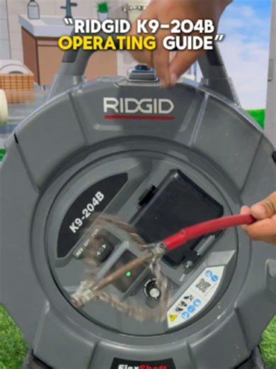 Still using an extra drill for pipe cleaning? ⚡ RIDGID K9-204B Built-in motor • Adjustable speed • No external drill required The K9-204B features an independent motor built directly into the machine. No need to carry or connect an extra drill—just adjust the speed to match the job and start cleaning. A simpler setup for faster, easier pipe cleaning. 🌐 amjeting.com #RIDGID #K9204B #PipeCleaning #DrainCleaning #SewerCleaning