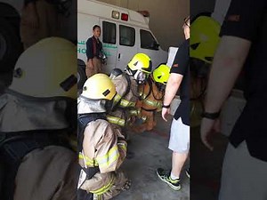 Confined space and SCBA obstacle training.