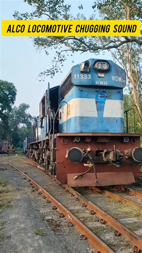 Diesel Locomotive WDM 3D ALCO Chugging Sound 🔥 #reels #railway #indianrailways #virals #trending #diesellocomotive #OMG | We Are Out Railfans