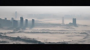 无锡2023年史诗级平流雾，宛如仙境