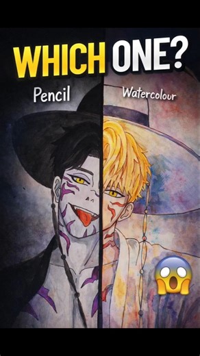 JINU Watercolor ya Pencil Colour? 😳 Result dekh kar shock lagega 😱