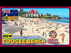 🇦🇺 Coogee Beach Sydney (Perfect Beach for Chilling!😎🧘) 4k Walking Tour / 4k Beach Walk