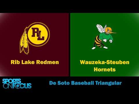 Wauzeka-Steuben vs Rib Lake | De Soto Baseball Triangular