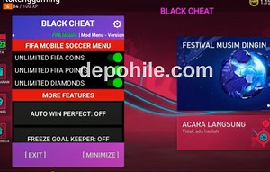 Fifa Mobile v18.x Mod Menu Para, Elmas Hileli Apk İndir 2023