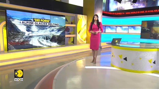 Italian Alpine glacier is melting due to summer temperatures