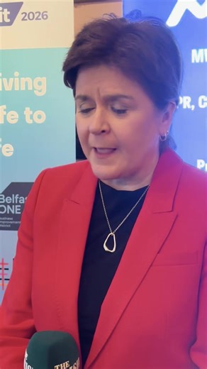"There's loads of similarities between Belfast and Scotland." Scotland’s former First Minister Nicola Sturgeon spoke at the Belfast summit today. She has navigated major policy challenges to deliver meaningful change on the ground on Scotland, and believes Belfast is capable of big scale reform and progress. | Irish News
