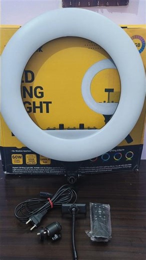Unboxing DIGITEK® (DRL-18 RGB) Multi-Color LED Ring Light with Remote Control