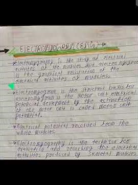 EMG (Electromyography)