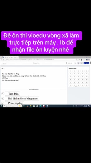 Các bé lớp 1,2,3,4,5 sắp thi vioedu ib cô gui file ôn luyện làm trực tiếp trên máy nhé #tieuhoc #viral @cô giáo tiểu học @cô giáo tiểu học @cô giáo tiểu học