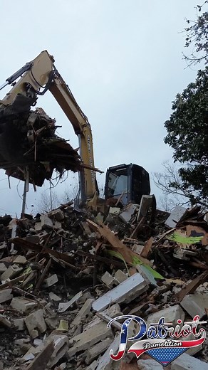 1.2K views · 14 reactions | Clearing the way for the future料 #demolition #demolitionservices #caterpillar #excavator | Patriot Demolition | Facebook