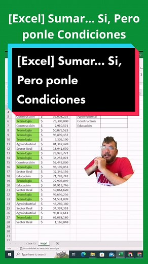 [Excel] Sumar... Si, Pero ponle Condiciones #Excel #trucosexcel #exceltrucos #exceltrucosrapidos #trucosdeexcel #tipsytrucosexcel #trucosenexcel #trucosparaexcel #trucos_excel #didaktar #aprendeentiktok #aprendecontiktok #exceltips #excelespañol #tutorialexcel #tutorialesexcel #tipsdeexcel