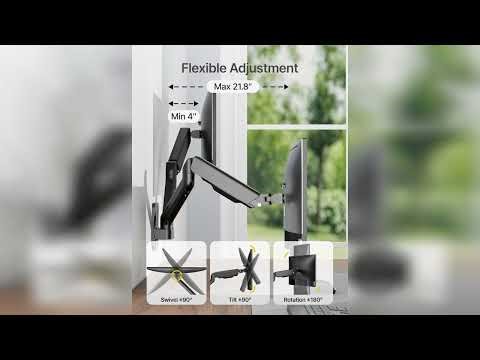 Review: monTEK Dual Monitor Wall Mount for 17 to 32 inch Flat/Curved Screens, Each Holds to 19...