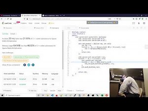 Sparse Matrix Multiplication (Medium), C++, Leetcode