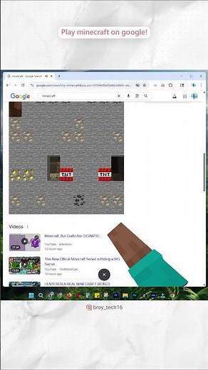 Play Minecraft on Google – Here’s How! 🌍🧱 | ‪@BROY_‬