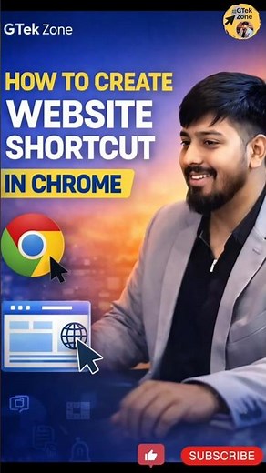 How to Create Website Shortcut in Chrome Website Shortcut Kaise Banaye #itsupport #How #Tech #Shorts