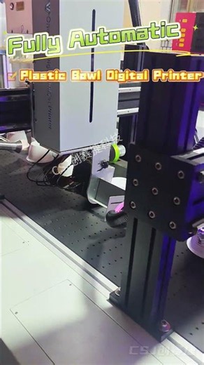 Real printed sample from our CSJ fully automatic plastic bowl digital printer!#CSJ #csjprinter