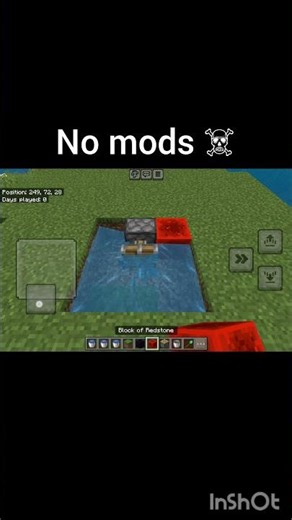 Minecraft water block 🔥 #minecraft #shorts #trending