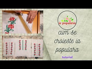 Cum se croieste o ie populara- activati subtitrarea pentru explicatii!