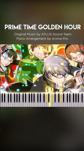 Persona 4 Revival Soundtrack - Prime Time Golden Hour Show | Piano