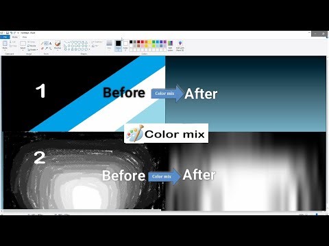 How to Mix Colors in MS Paint | Easy Gradient Effect Tutorial